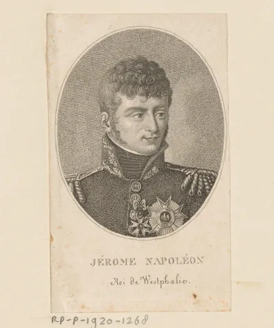 Portret van Jérôme Bonaparte, koning van Westfalen