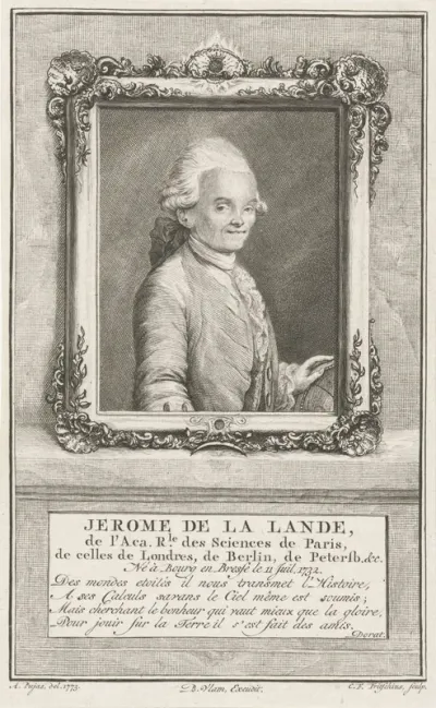 Portret van Jérôme de Lalande