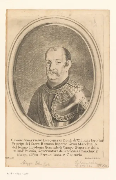 Portret van Jerzy Sebastian Lubomirski