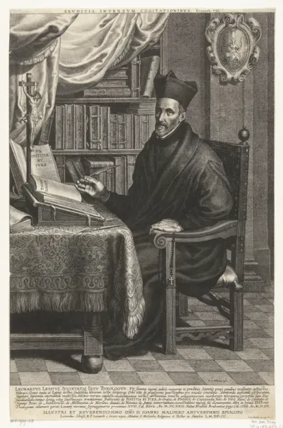 Portret van jezuïet Leonardus Lessius