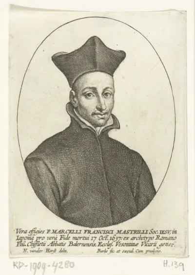 Portret van jezuïet Marcellus Franciscus Mastrilli
