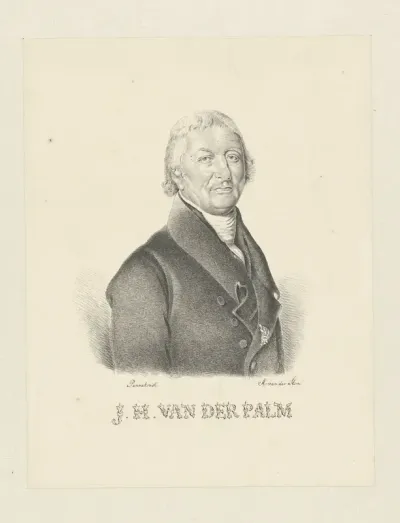 Portret van J.H. van der Palm
