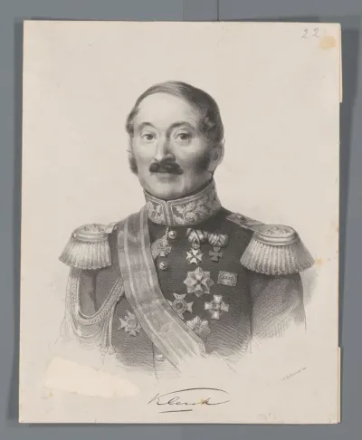 Portret van Jhr. Rijnholt Antony Klerck