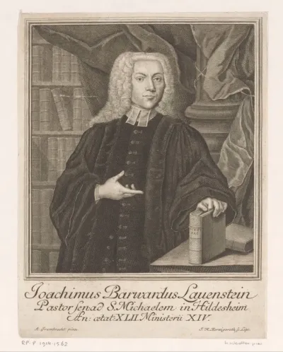 Portret van Joachim Barward Lauenstein