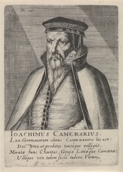 Portret van Joachim Camerarius