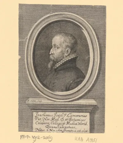 Portret van Joachim Camerarius II