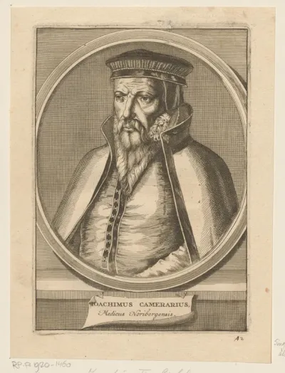 Portret van Joachim Camerarius II