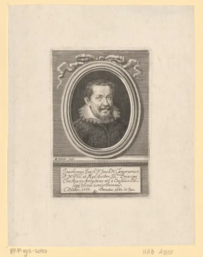 Portret van Joachim Camerarius III