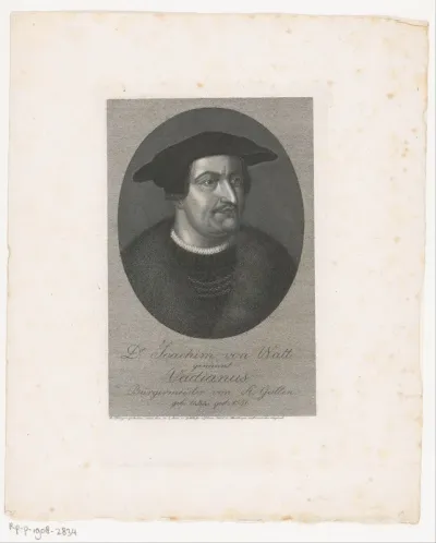 Portret van Joachim de Watt