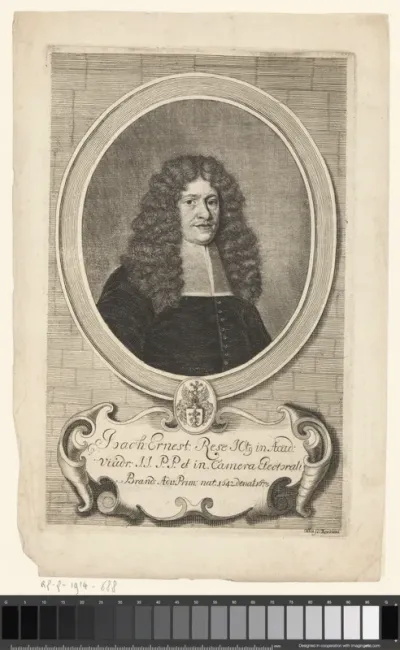 Portret van Joachim Ernst Rese