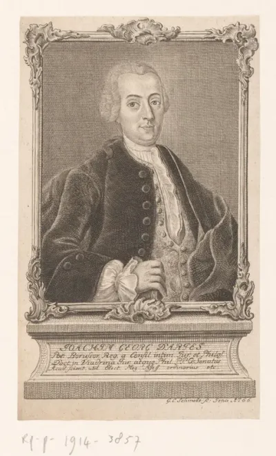 Portret van Joachim Georg Darjes