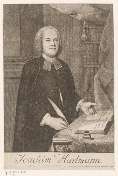 Portret van Joachim Hartmann