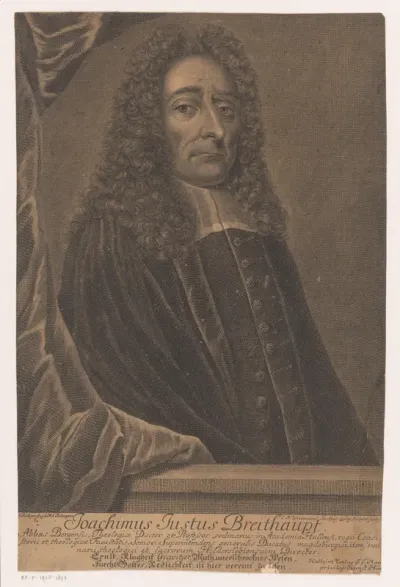 Portret van Joachim Justus Breithaupt