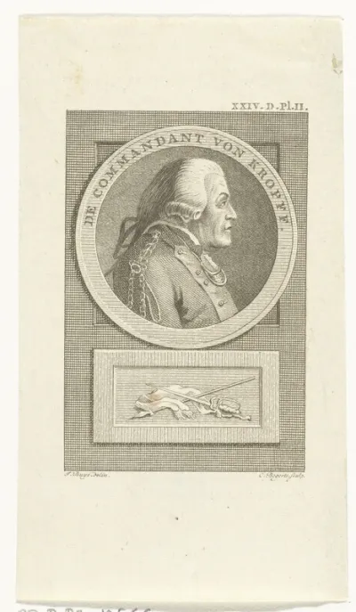 Portret van Joachim Maurits baron van Kropff