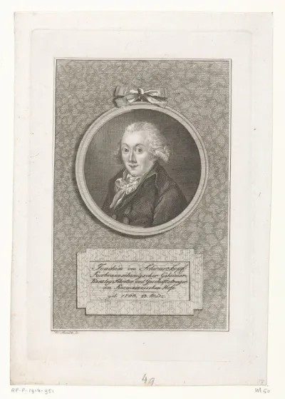 Portret van Joachim von Schwarzkopf