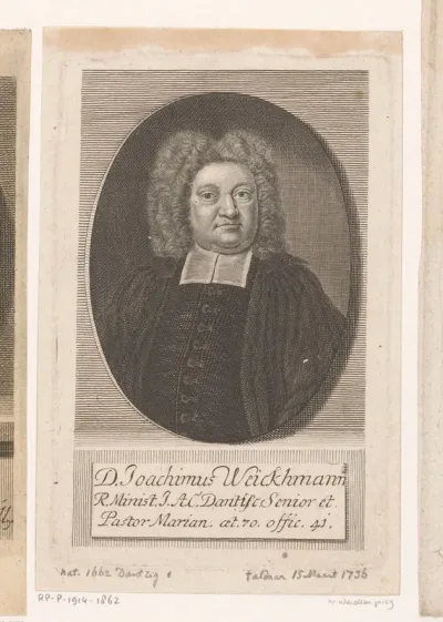 Portret van Joachim Weickhmann
