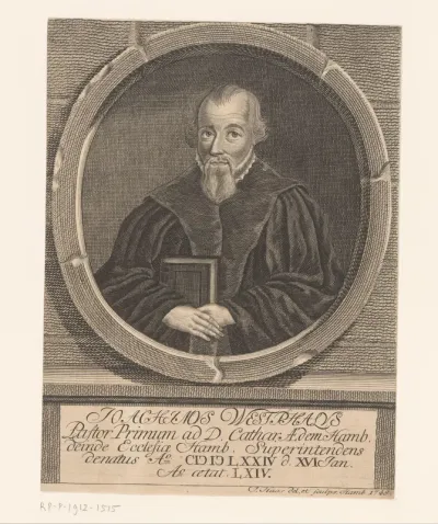 Portret van Joachim Westphal