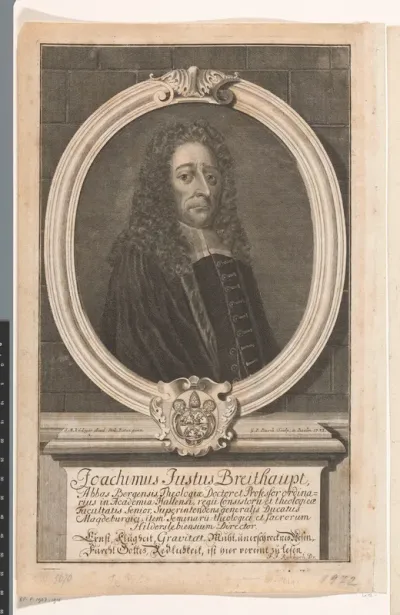 Portret van Joachimi Justus Breithaupt