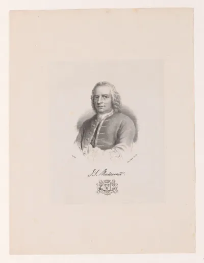 Portret van Joan Jacob Mauricius