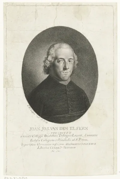 Portret van Joan. Jos. van den Elsken