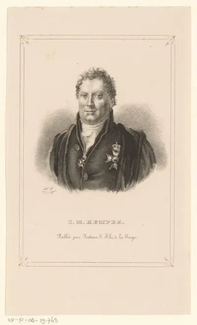 Portret van Joan Melchior Kemper