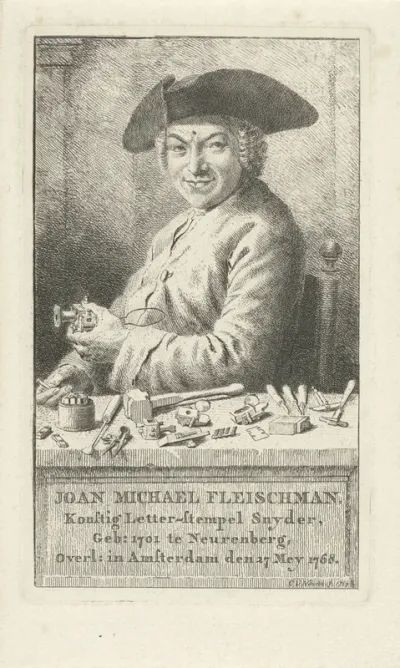 Portret van Joan Michaël Fleischman