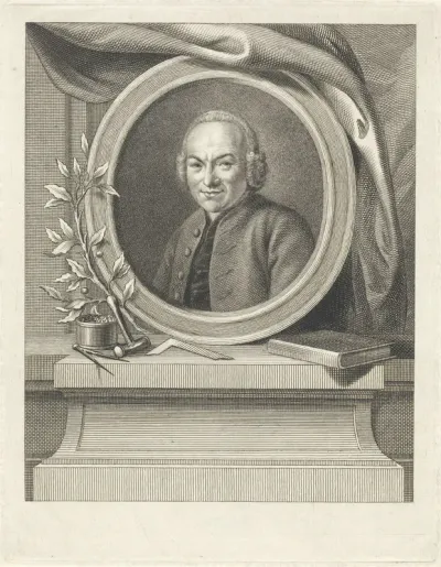 Portret van Joan Michaël Fleischmann