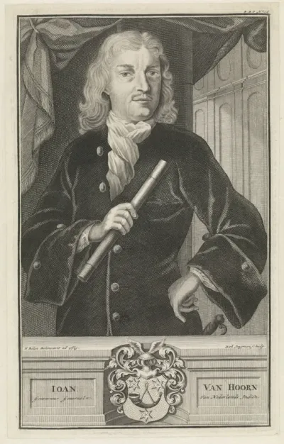 Portret van Joan van Hoorn, gouverneur-generaal van Nederlands-Indië