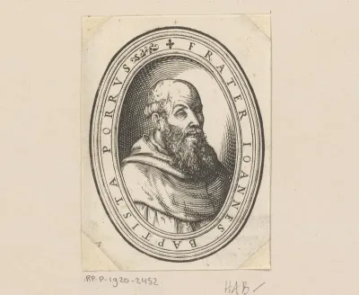 Portret van Joannes Baptista Porrus
