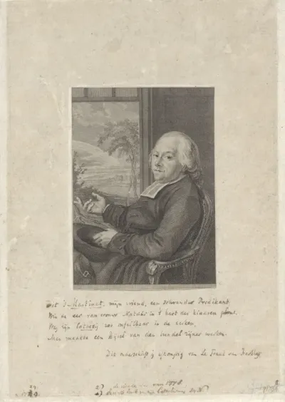 Portret van Joannes Florentius Martinet