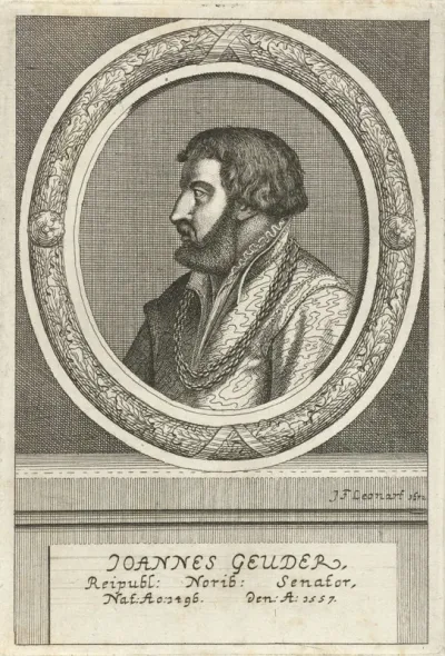 Portret van Joannes Geuder