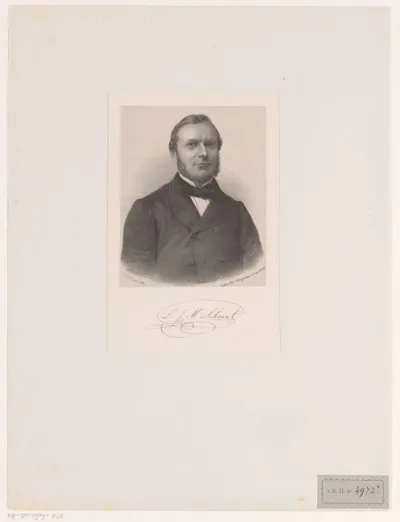 Portret van Joannes Matthias Schrant