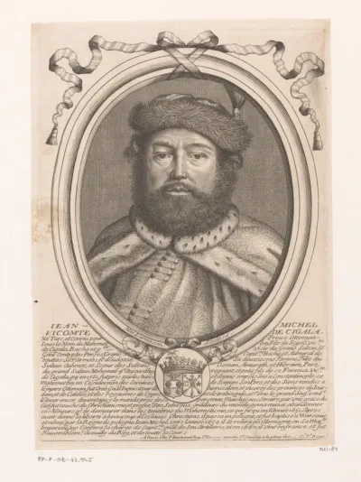 Portret van Joannes Michael Cigala