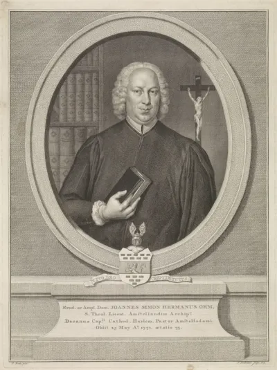 Portret van Joannes Simon Hermannus Oem