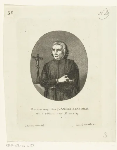 Portret van Joannes Stafford