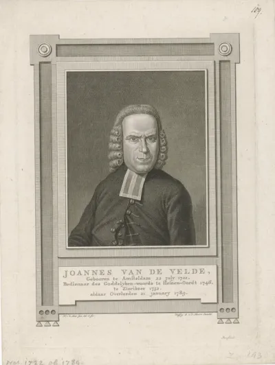 Portret van Joannes van de Velde