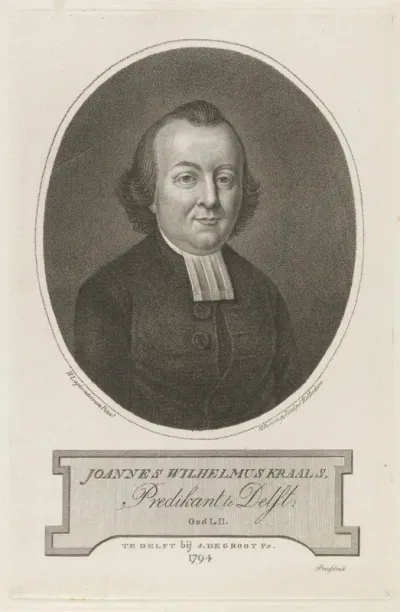 Portret van Joannes Wilhelmus Kraals
