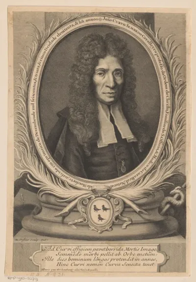 Portret van João Curvo Semmedo op 81-jarige leeftijd