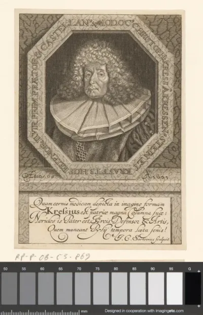 Portret van Jobst Christoph II Kress von Kressenstein