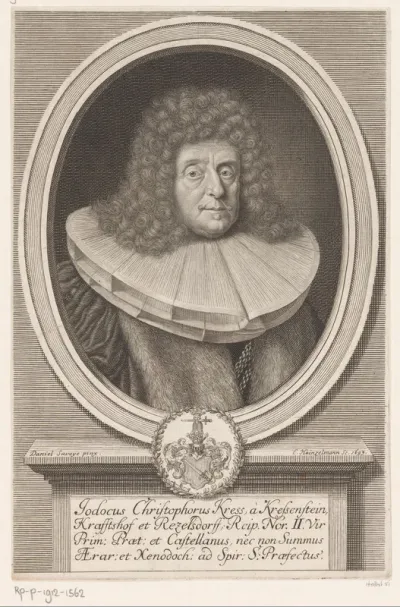 Portret van Jobst Christoph Kress von Kressenstein