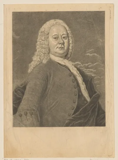 Portret van Jobst Heinrich Hansen