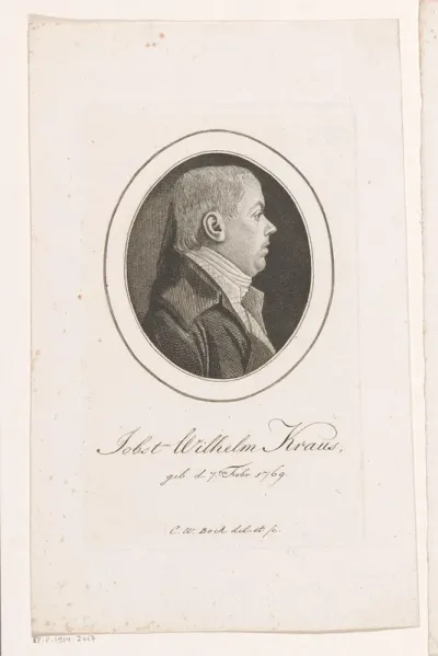 Portret van Jobst Wilhelm Kraus