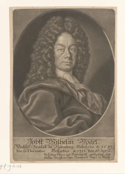 Portret van Jobst Wilhelm Vogel