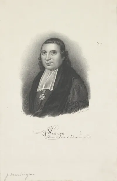 Portret van Jodocus Heringa Eliza's zoon