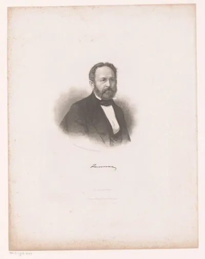 Portret van Jodocus Temme