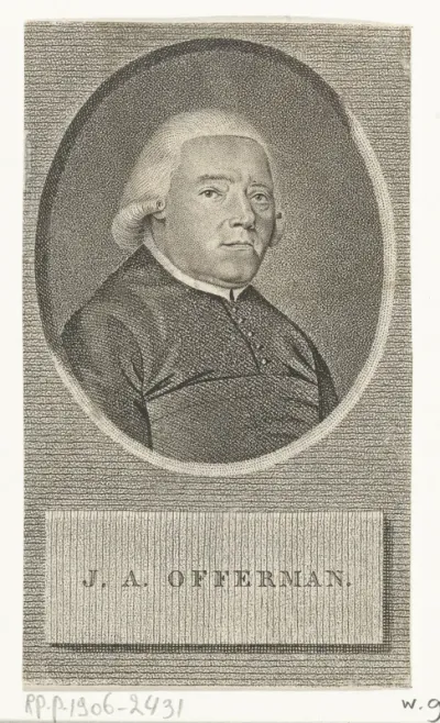 Portret van Joës Andreas Offerman