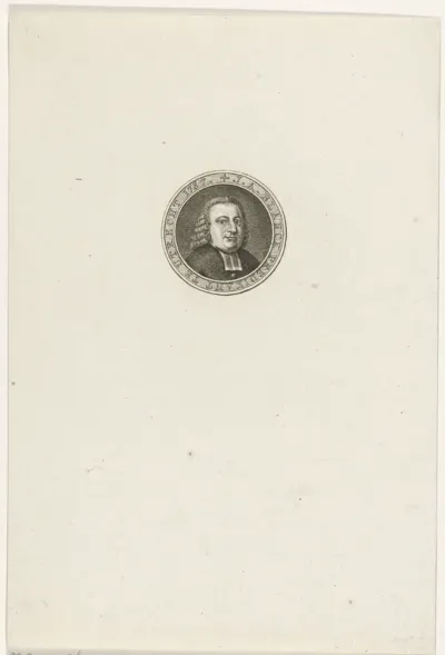Portret van Johan Abraham Blanck