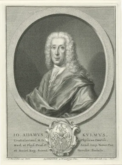 Portret van Johan Adam Kulmus