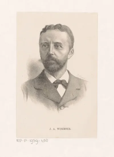 Portret van Johan Adam Wormser