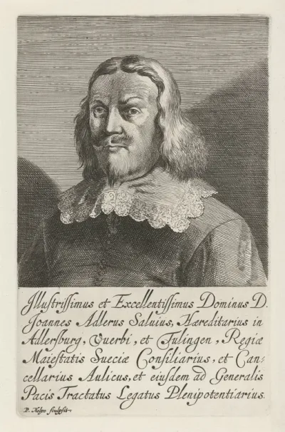Portret van Johan Adler Salvius
